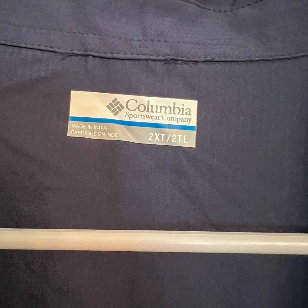 NWT Columbia Silver Ridge Utility Lite Short Sleeve Collegiate Navy Size 2XT - Picture 4 of 9